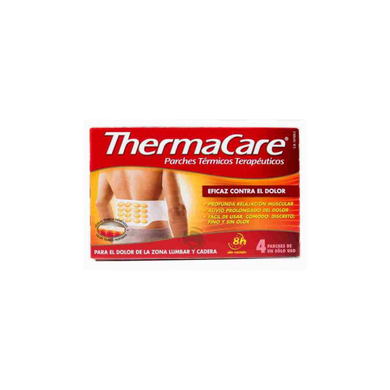 THERMACARE LUMBAR Y CADERA 4 PARCHES