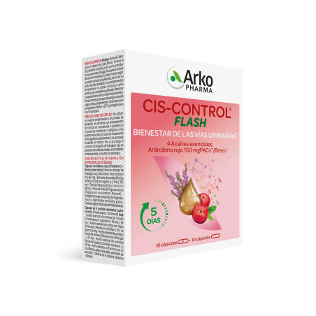 ARKOPHARMA CIS CONTROL FLASH 20 CAPSULAS