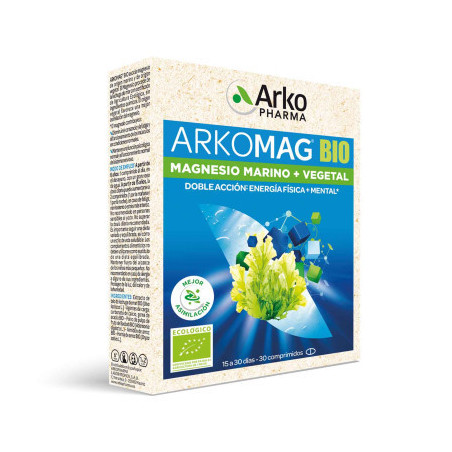 ARKOPHARMA ARKOMAG MAGNESIO MARINO + VEGETAL 30 CÁPS