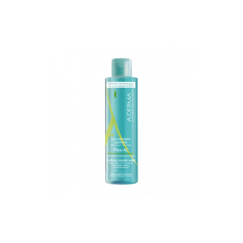 A-DERMA PHYS-AC AGUA MICELAR PURIFICANTE 400ML