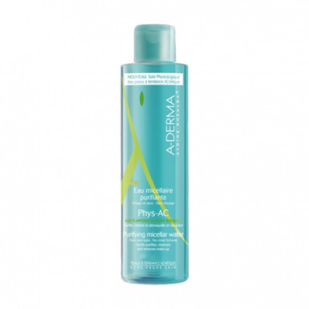 A-DERMA PHYS-AC AGUA MICELAR PURIFICANTE 400ML