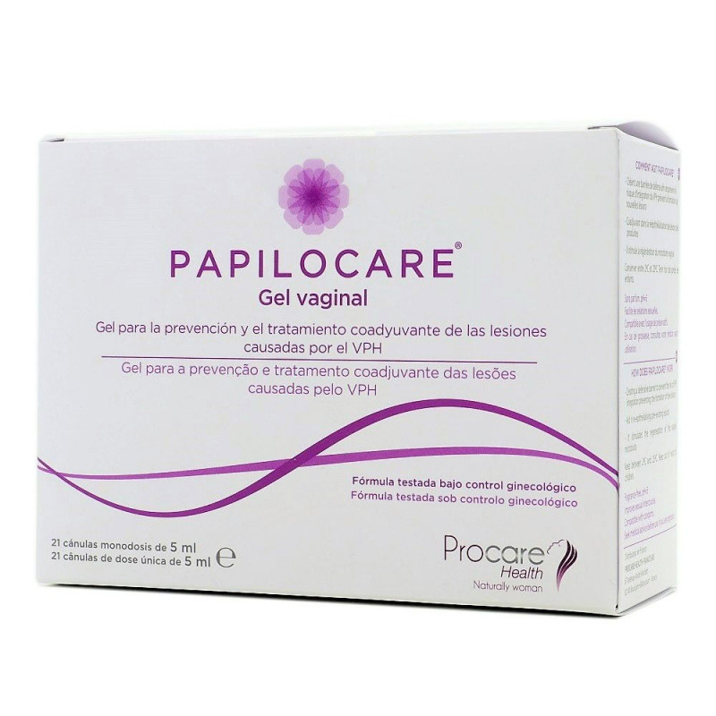 PROCARE PAPILOCARE GEL VAGINAL 21CÁNULAS 5ML