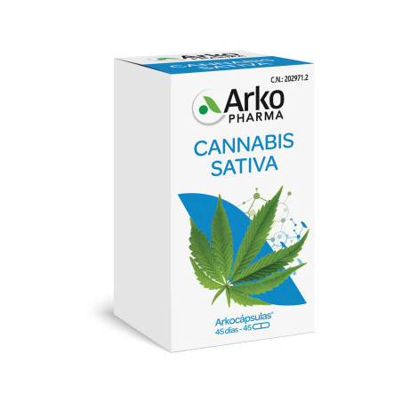 ARKOPHARMA CANNABIS SATIVA 45 CÁPSULAS