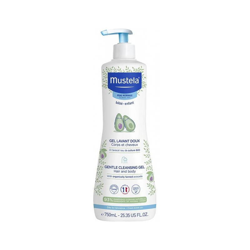 MUSTELA GEL DERMO LIMPIADOR 750 ML