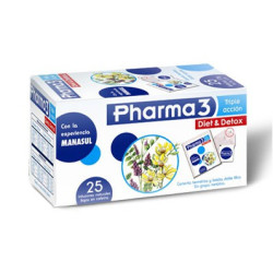 PHARMA 3 DIET & DETOX 25 BOLSITAS