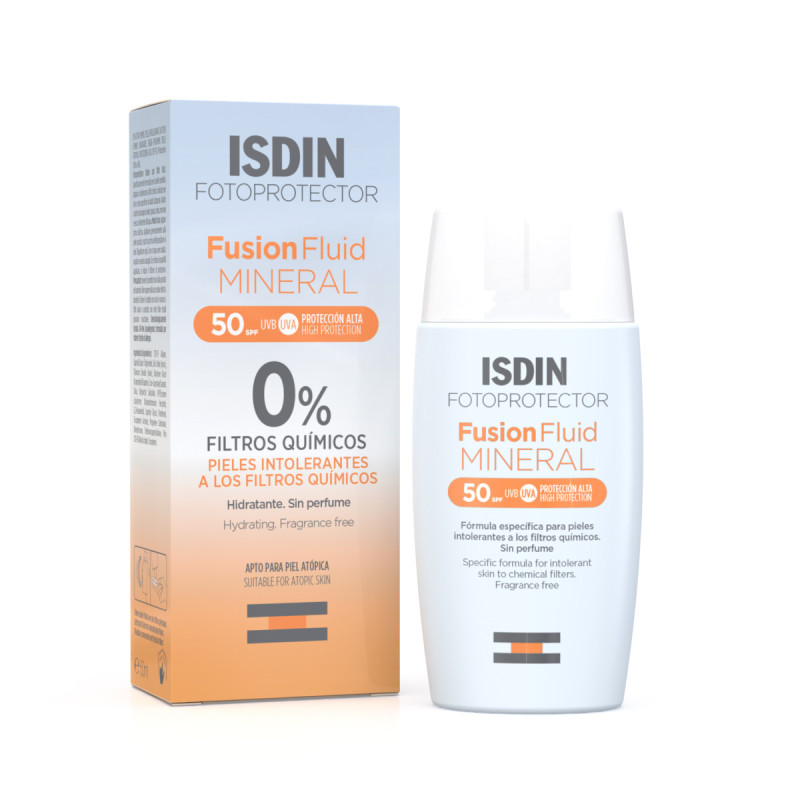 ISDIN FOTOPROTECTOR FUSION FLUID MINERAL SPF50 50ML