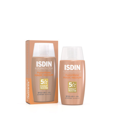 ISDIN FOTOPROTECTOR FUSIÓN WATER  SPF50+ COLOR MEDIUM 50 ML