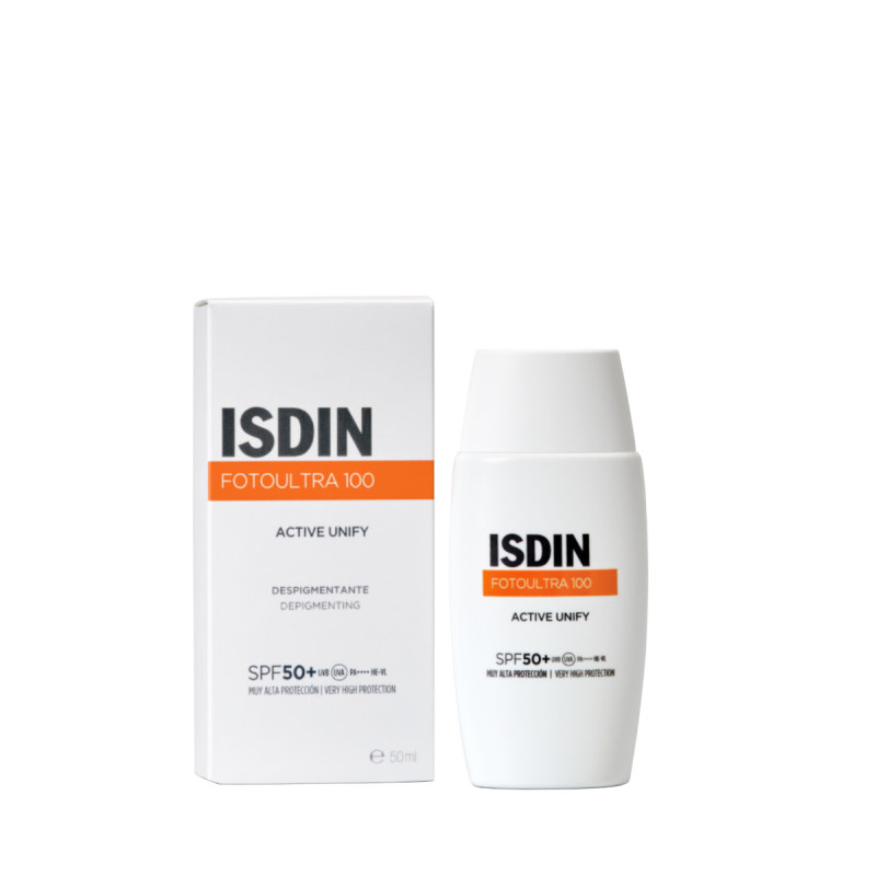 ISDIN FOTOULTRA ACTIVE UNIFY SIN COLOR SPF100 50ML