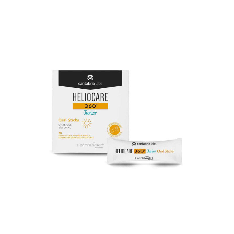 HELIOCARE 360 JUNIOR ORAL STICK 20 SOBRES