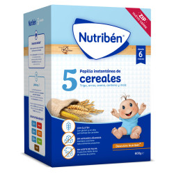 NUTRIBÉN 5 CEREALES, 600 G