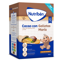 NUTRIBÉN CACAO CON GALLETAS MARÍA 12+ 500G