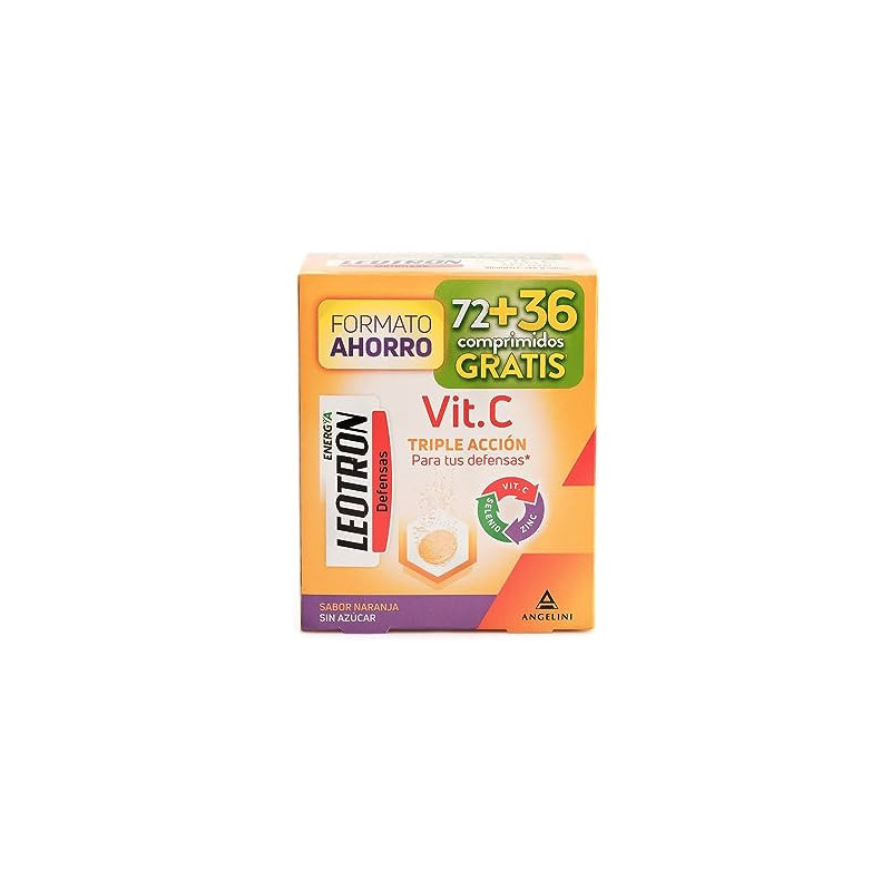 LEOTRON VITAMINA C 36 COMPRIMIDOS EFERVESCENTES