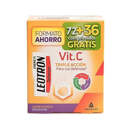 LEOTRON VITAMINA C 36 COMPRIMIDOS EFERVESCENTES