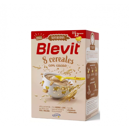 BLEVIT SUPERFIBRA 8 CEREALES CACAO 12+ 500G