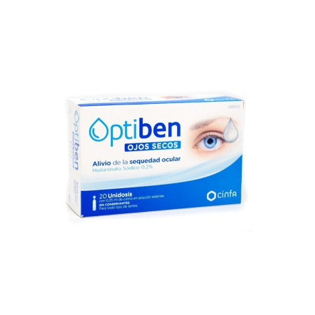 OPTIBEN GOTAS OCULARES 20 MONODOSIS