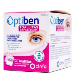 OPTIBEN 30 TOALLITAS LIMPIADORAS