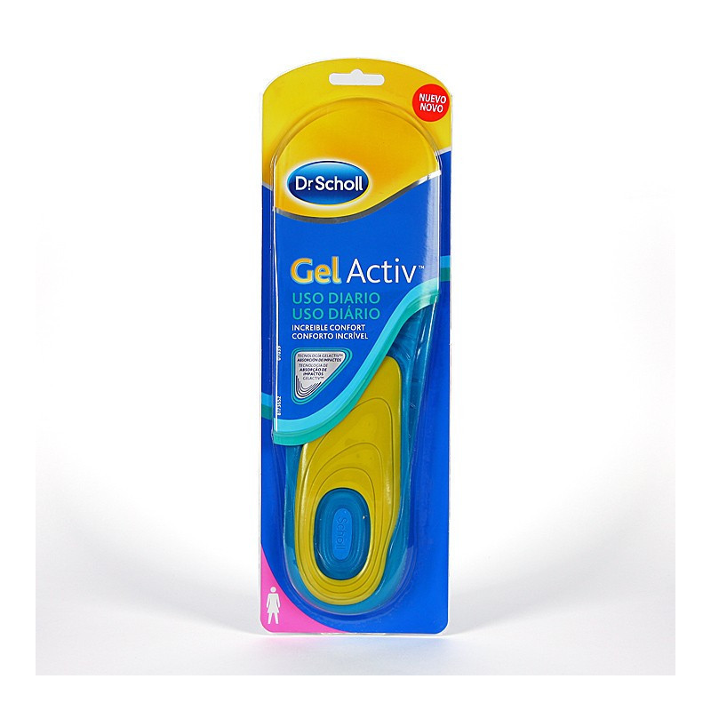 SCHOLL GEL ACTIV USO DIARIO MUJER 1 PAR