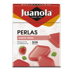 JUANOLA PERLAS FRESA MENTOLADA 25G