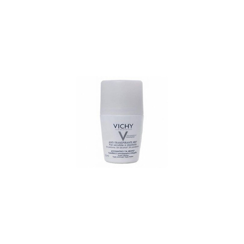 VICHY DESODORANTE ANTITRANSPIRANTE 48h PIEL SENSIBLE 50 ML ROLL-ON