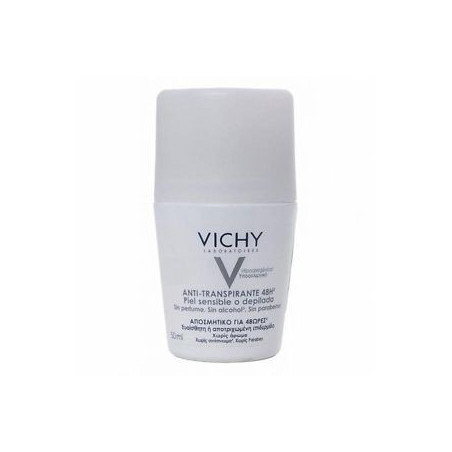 VICHY DESODORANTE ANTITRANSPIRANTE 48h PIEL SENSIBLE 50 ML ROLL-ON