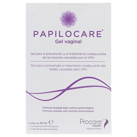 PAPILOCARE GEL VAGINAL 2x40ML