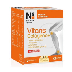 CINFA NS NUTRITIONAL SYSTEM VITANS COLÁGENO SABOR VAINILLA 30 SOBRES