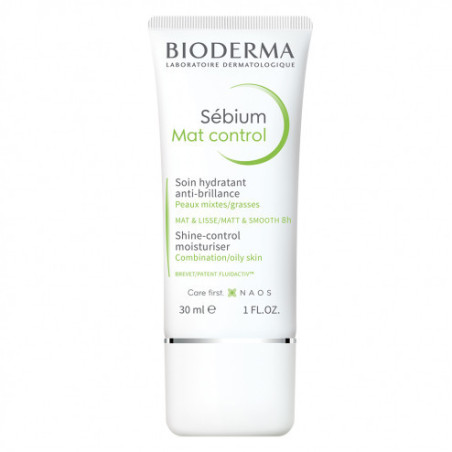 BIODERMA SEBIUM MAT CONTROL TRATAMIENTO HIDRATANTE MATIFICANTE 30ML