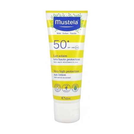 MUSTELA LECHE SOLAR ALTA PROTECCIÓN NIÑOS SPF50+ 40ML