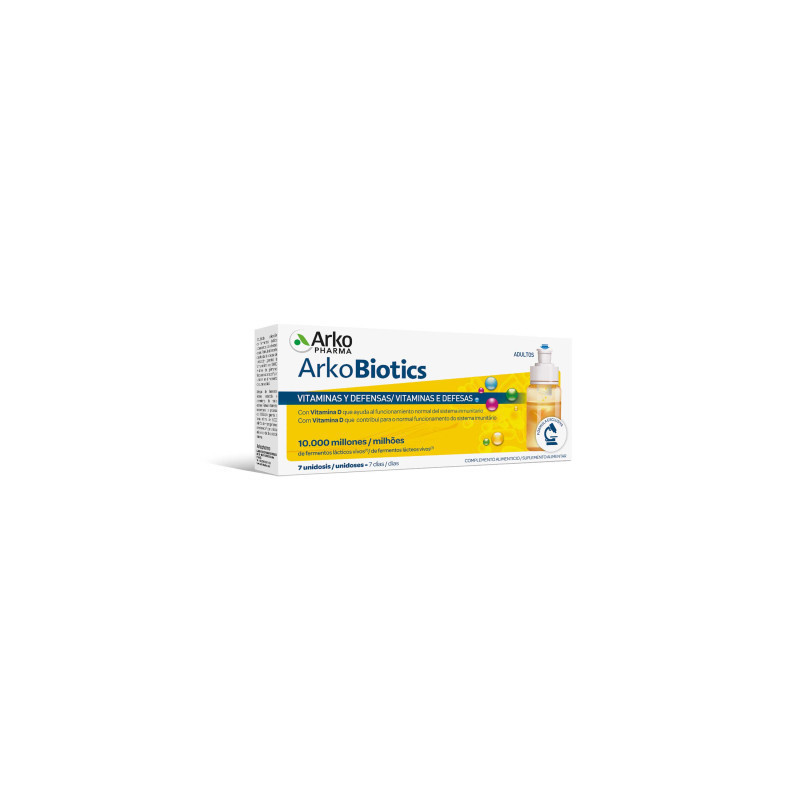 ARKOPHARMA ARKOBIOTICS VITAMINAS Y DEFENSAS ADULTOS 7 DOSIS