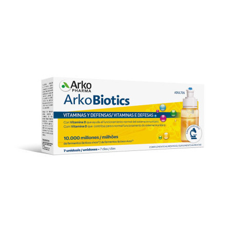 ARKOPHARMA ARKOBIOTICS VITAMINAS Y DEFENSAS ADULTOS 7 DOSIS