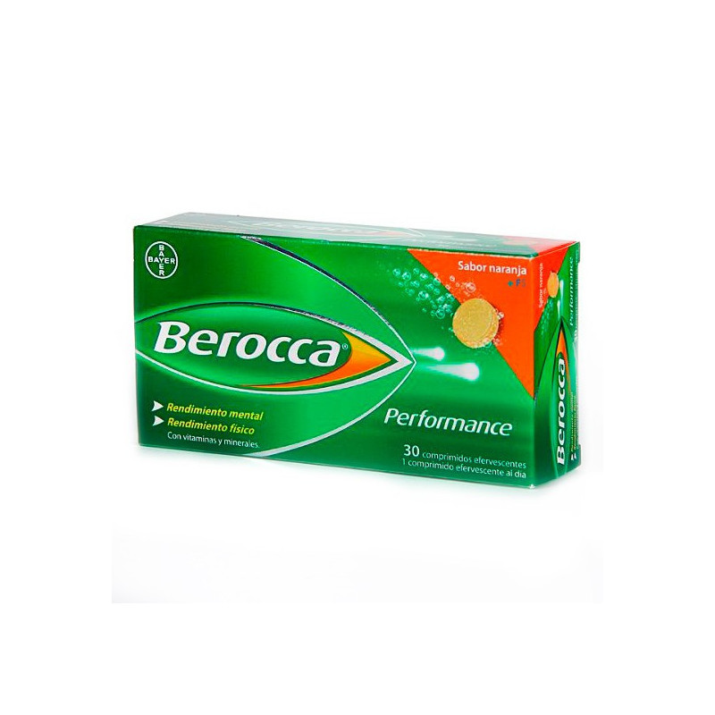 BEROCCA PERFORMANCE NARANJA 30 COMPRIMIDOS EFERVESCENTES