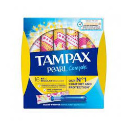 TAMPAX COMPAK PEARL REGULAR 16 UDS