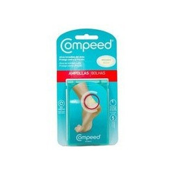 COMPEED PARA AMPOLLAS 5 APÓSITOS MEDIANOS