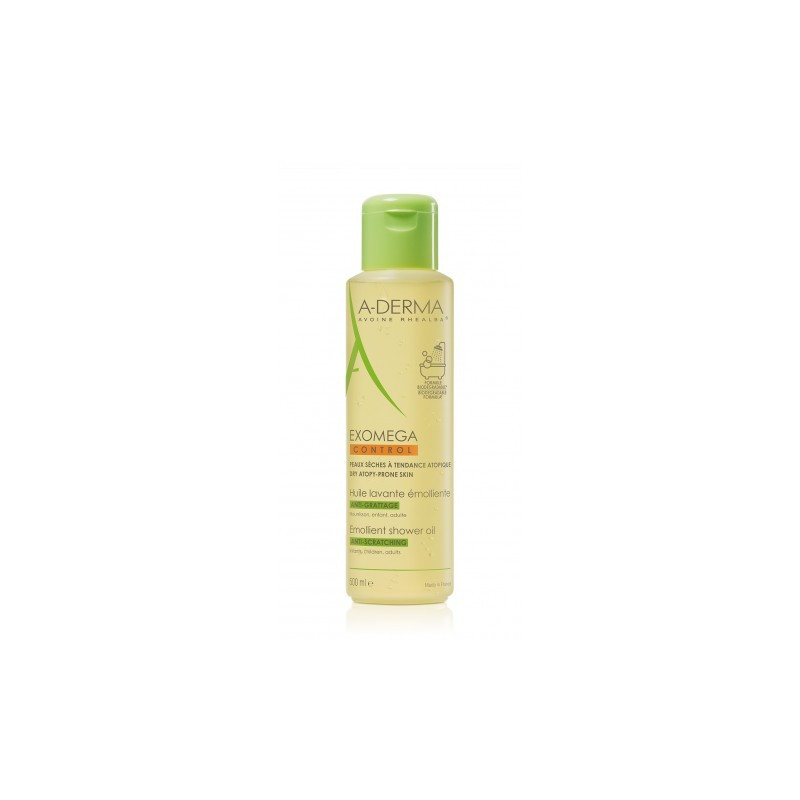 A-DERMA EXOMEGA ACEITE DE DUCHA Y BAÑO 500 ML