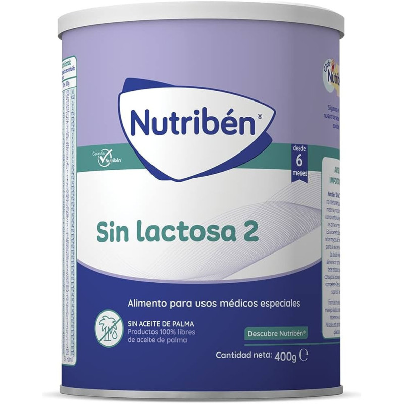 NUTRIBÉN SIN LACTOSA 2 400G