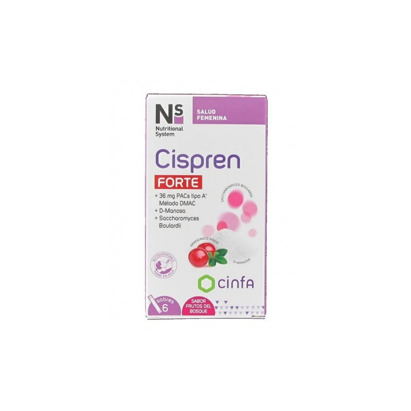 CINFA NS NUTRITIONAL SYSTEM CISPREN FORTE SABOR FRUTOS DEL BOSQUE 6 SOBRES