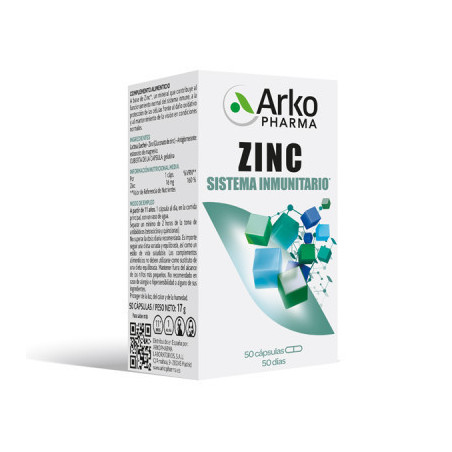 ARKOPHARMA ZINC 50 CÁPSULAS