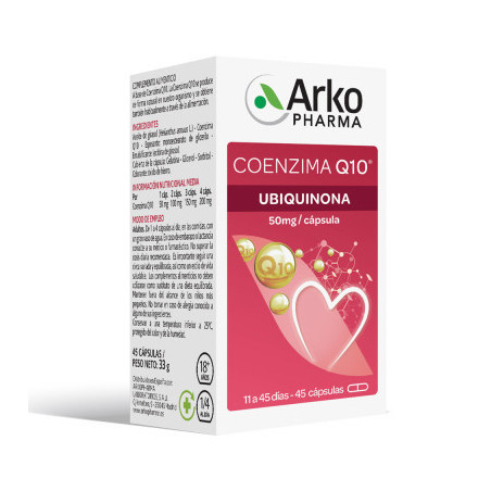 ARKOPHARMA COENZIMA Q 10, 45 CÁPSULAS